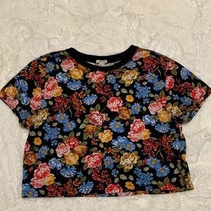 Forever 21 Floral Crop Top